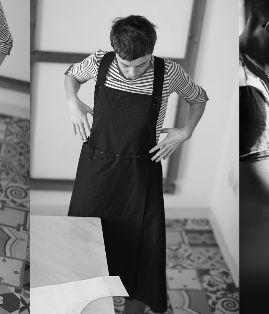 Mudthing  Linen apron, lightweight design