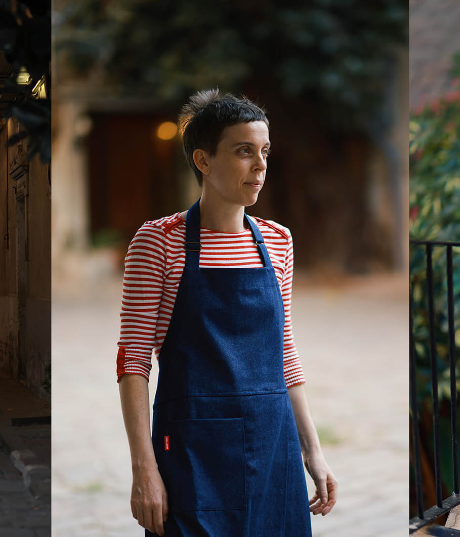 Mudthing  Denim apron, original design