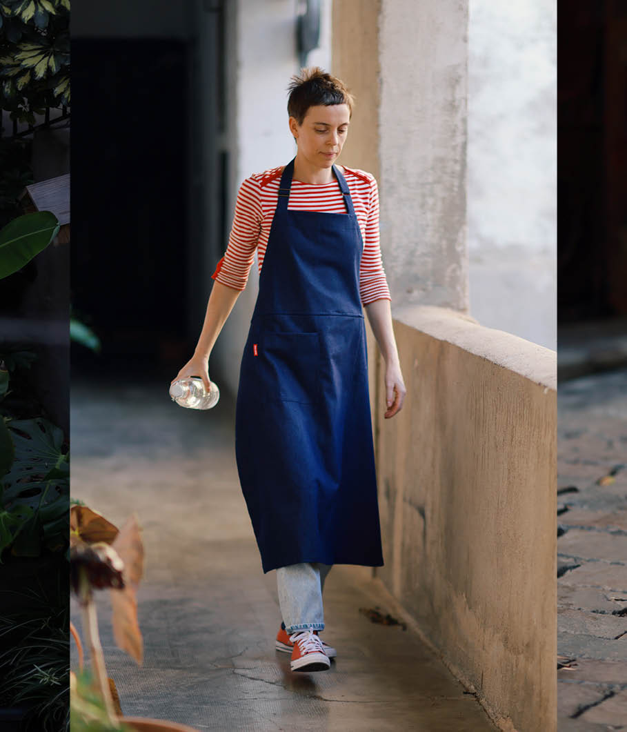 Mudthing  Tablier en denim