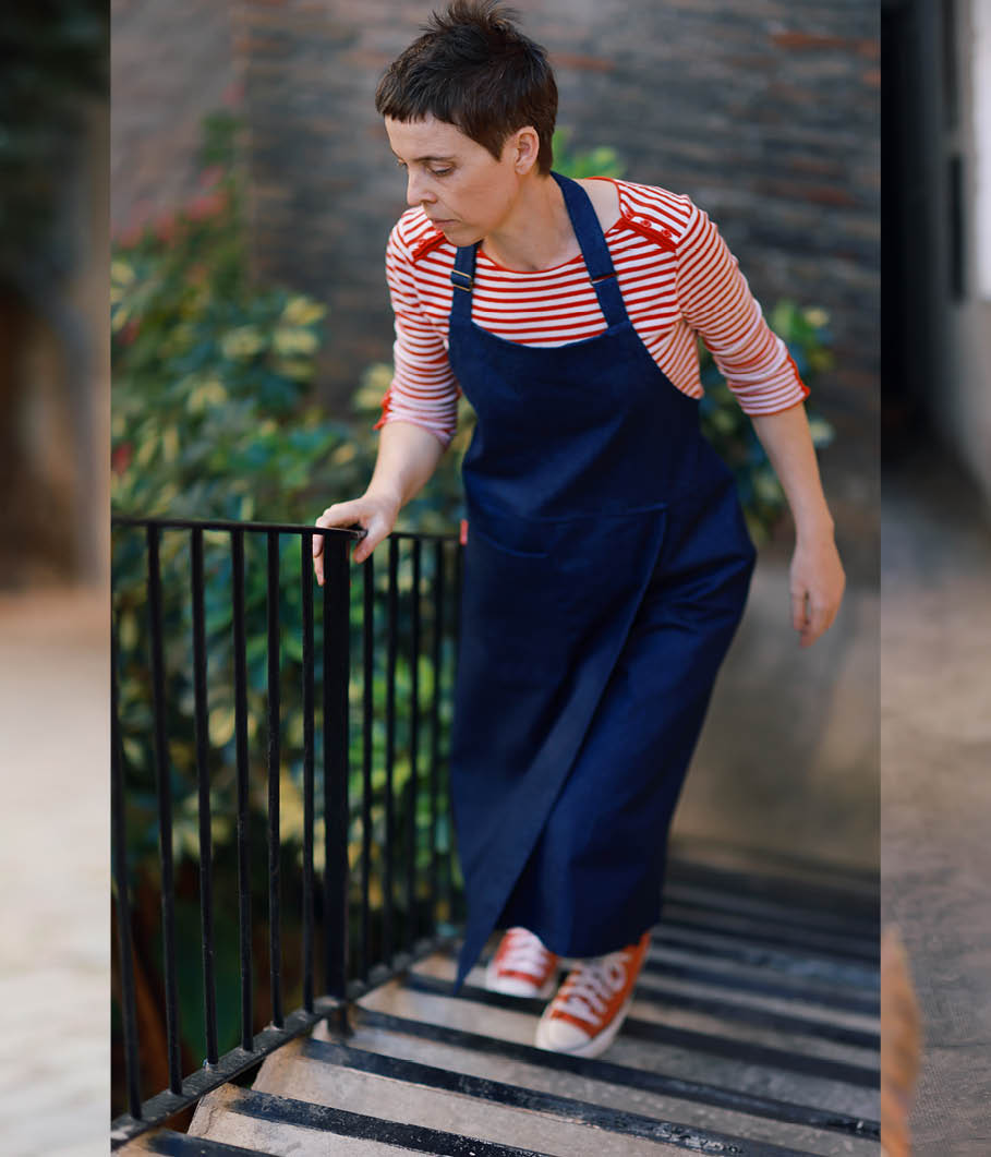 Mudthing  Tablier en denim