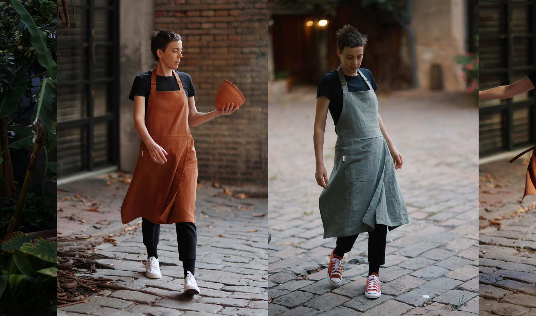 Mudthing  Tablier en lin