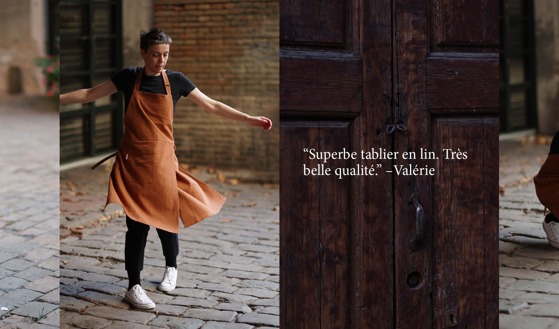 Mudthing  Tablier en lin
