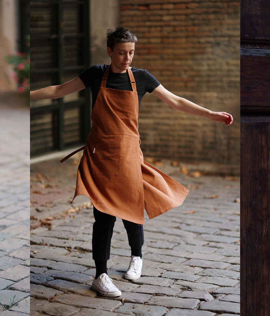 Mudthing  Tablier en lin