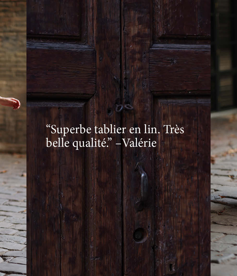 Mudthing  Tablier en lin