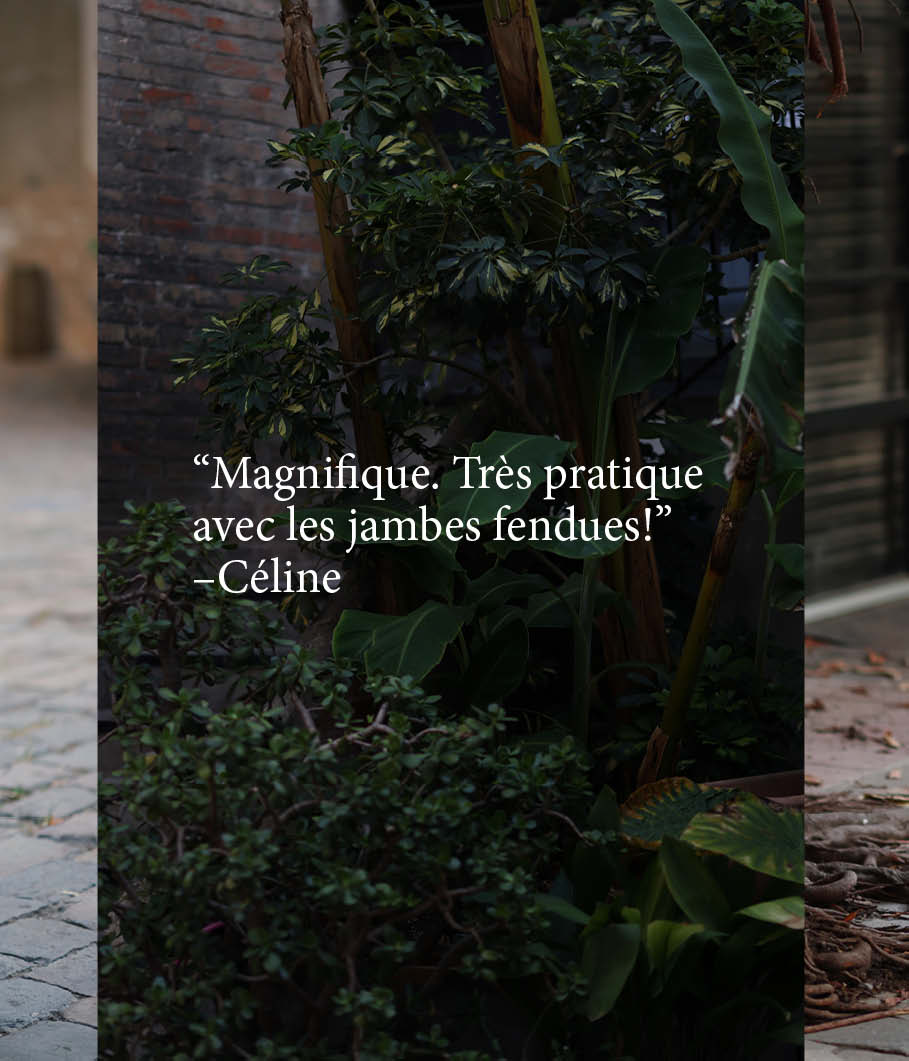 Mudthing  Tablier en lin